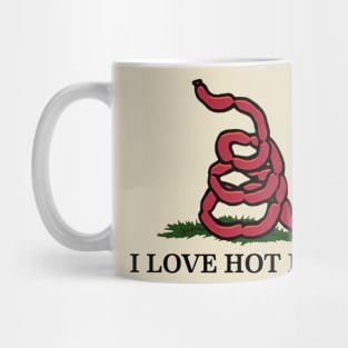 I Love Hot Dogs Mug
